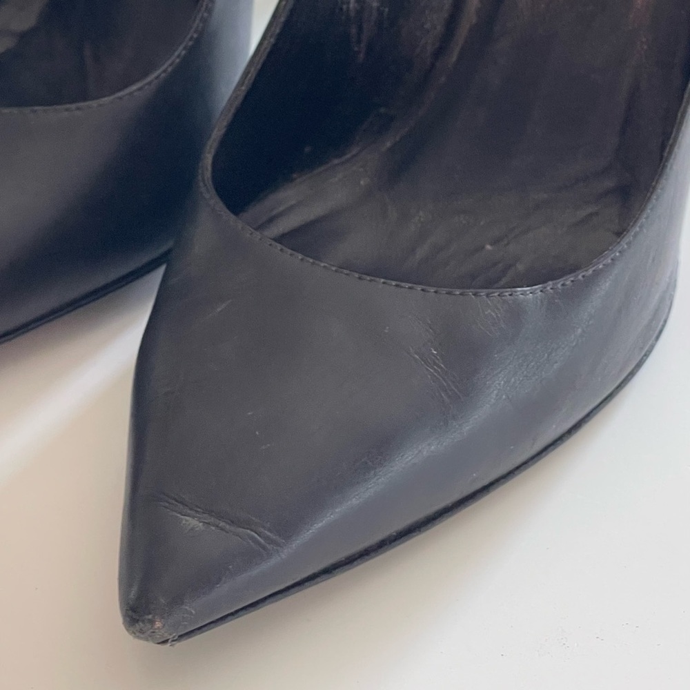Saint Laurent black heels size 7 1/2 - Picture 3 of 6